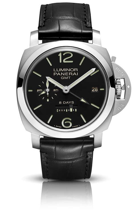 panerai luminor 8 days gmt 44mm pam00233 review|luminor gmt panerai automatic price.